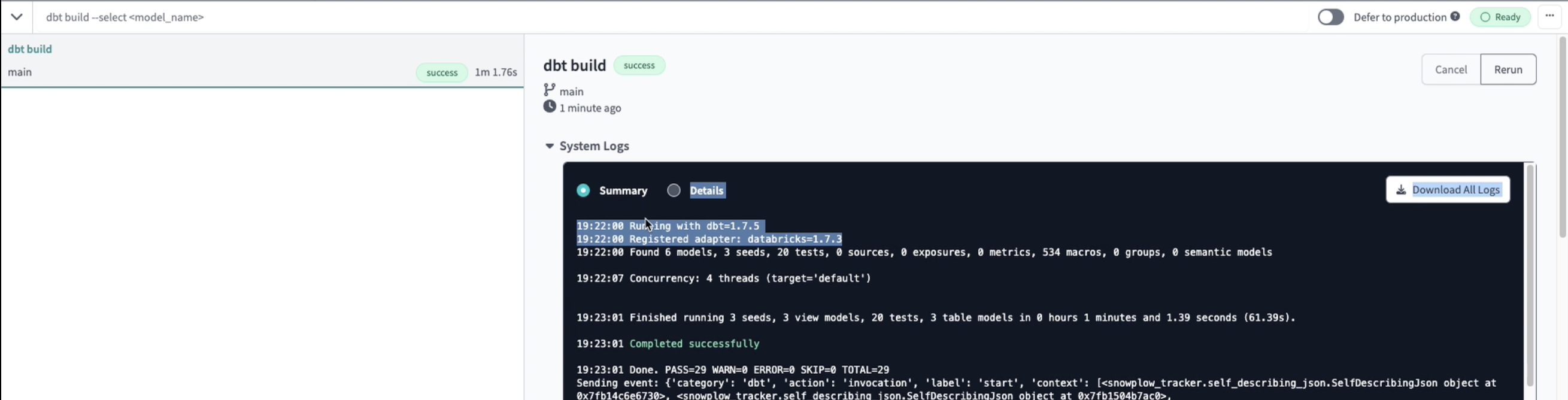 Example output showing version 1.7 being used, not 1.5 Example output showing version 1.7 being used, not 1.5